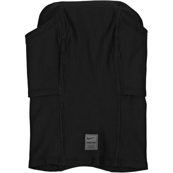 Nike Pro Hyperwarm Hood Movable Design Fleece Winter Face Cover Black Zipper - Picture 2 of 4